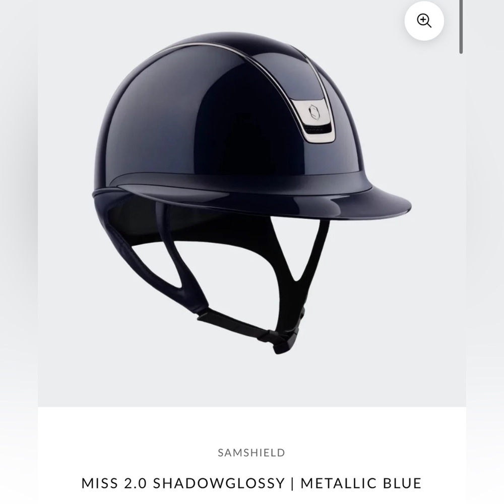 Samshield Glossy Navy Riding Helmet